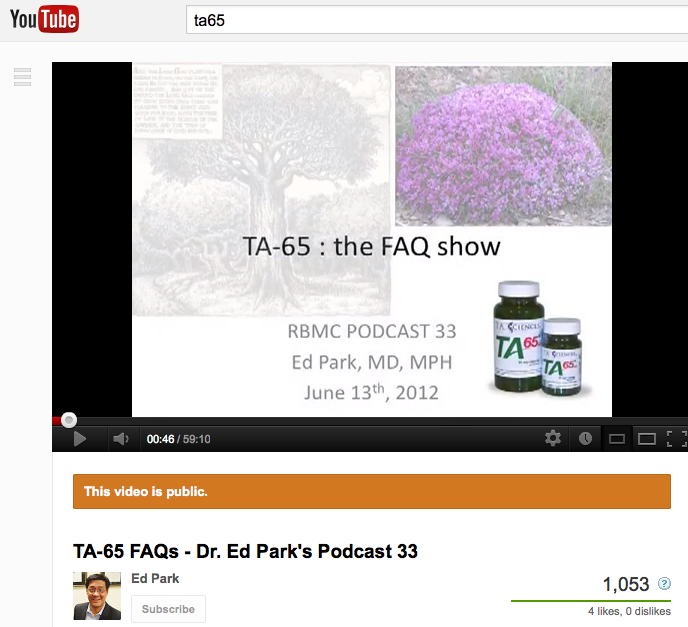 video explaining ta-65
